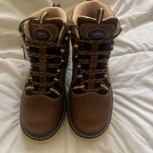 A7550 Wedge Lace-Up Carbon Fiber Safety Toe Waterproof Membrane Construction